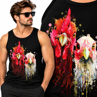 TANK TOP ZWIERZĘTA KURCZAK 2